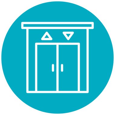 Mobilya simgesinin vektör illüstrasyonu