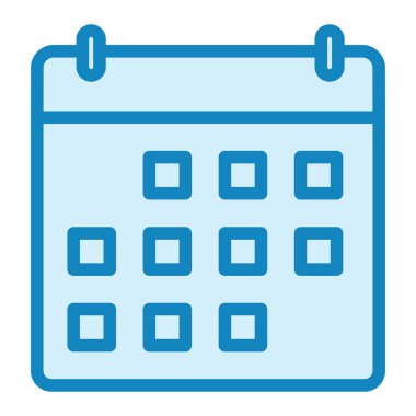 Takvim simgesi vektör illüstrasyonu