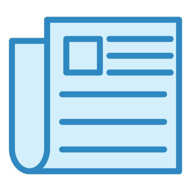 Belge. Web simgesi basit illüstrasyon