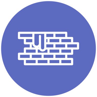 brick. Web simgesi basit illüstrasyon