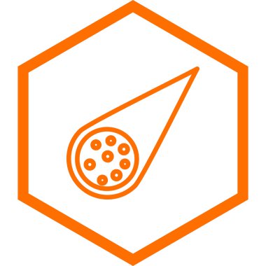 Balık simgesinin vektör illüstrasyonu