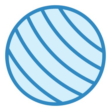 Voleybol ikon vektörü. Anahat sporu işareti. izole edilmiş sınır sembolü çizimi