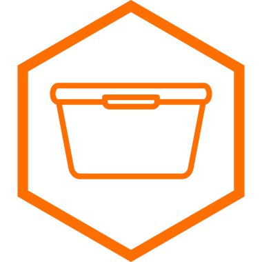 Alışveriş sepeti vektör simgesi