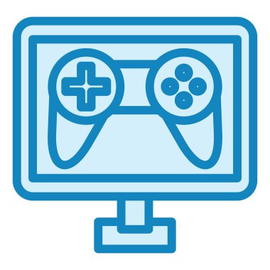 Oyun kolu. Web simgesi basit illüstrasyon