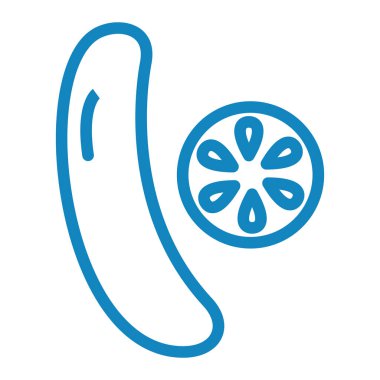 limon simgesi vektör illüstrasyonu