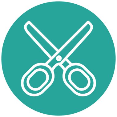 makas simgesi vektör illüstrasyonu