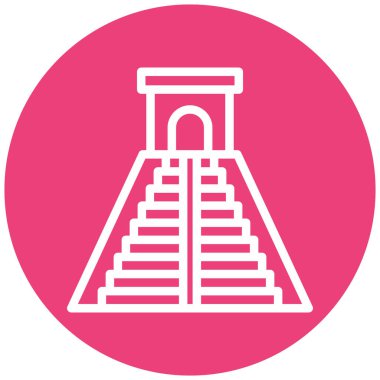 Tek bir simgenin vektör illüstrasyonu