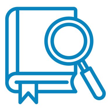 Kitap. Web simgesi basit illüstrasyon