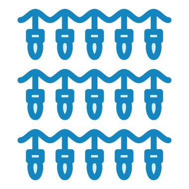 Işıklar. Web simgesi basit illüstrasyon 