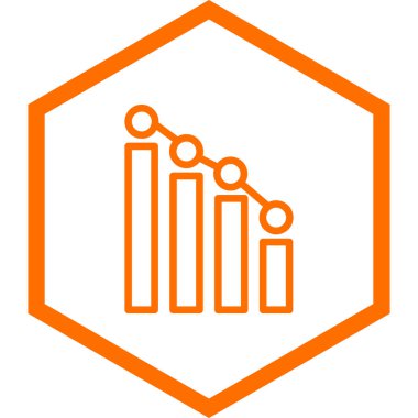 Bar çizelgesi. Web simgesi