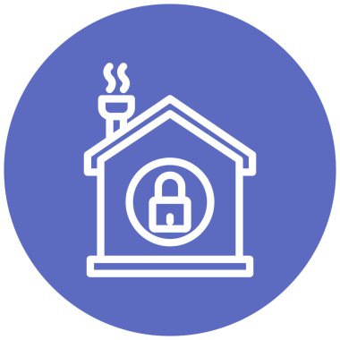 Ev. Web simgesi basit illüstrasyon