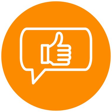 Hoşlanmıyorum. Web simgesi basit illüstrasyon