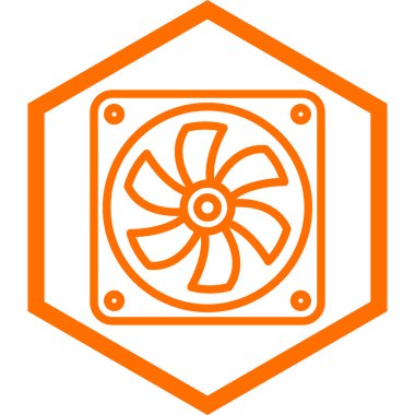 Bilgisayar simgesinin vektör illüstrasyonu