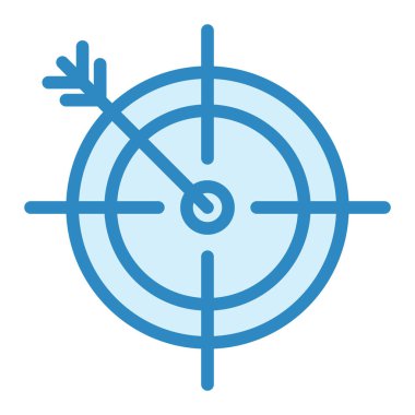 hedef simge vektör illüstrasyonu