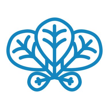 Yaprak. Web simgesi basit tasarım