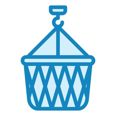 Asma sepeti. Basit tasarım