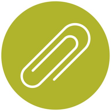 Web, vektör illüstrasyonu için ataç simgesi