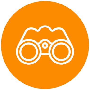 Dürbün. Web simgesi vektör illüstrasyonu