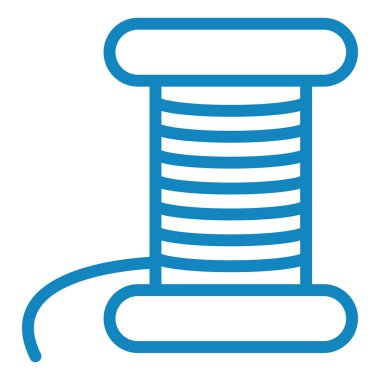 İplik. Web simgesi basit illüstrasyon