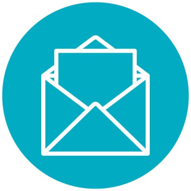 E- posta simgesi vektör illüstrasyonu