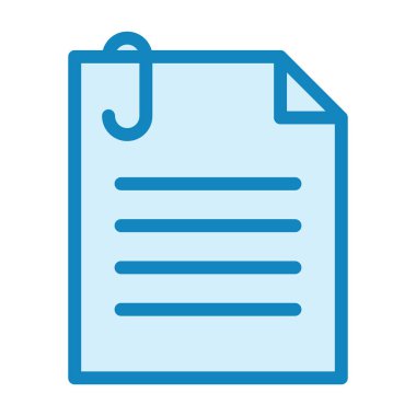 Dava dosyası. Web simgesi basit illüstrasyon 