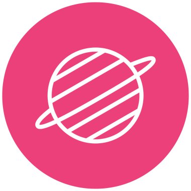 Uzay gezegeni. Basit resimleme