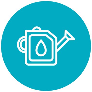 Petrol pompası simgesinin vektör illüstrasyonu