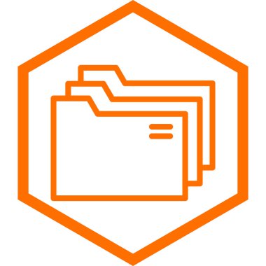 Dosya. Web simgesi basit illüstrasyon