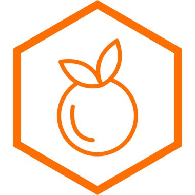 projeniz için turuncu çizgi simgesi