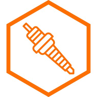 Modern oto tamir simgesinin vektör illüstrasyonu