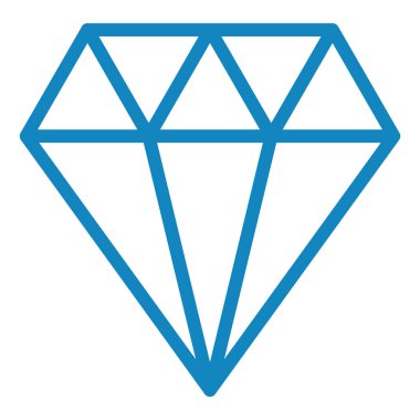 Elmas vektör simgesi. biçim düz sembol, mor renk, yuvarlak açılar, beyaz arkaplan