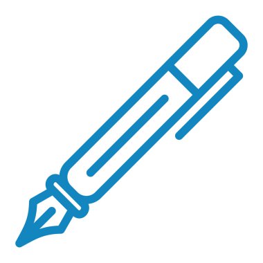 Kalem. Web simgesi basit illüstrasyon