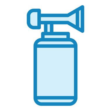 Air Horn modern ikon vektör illüstrasyonu 