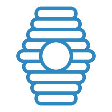 Güzel bir simge ögesinin vektör illüstrasyonu