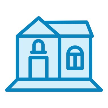 Farm House modern ikon vektör çizimi 