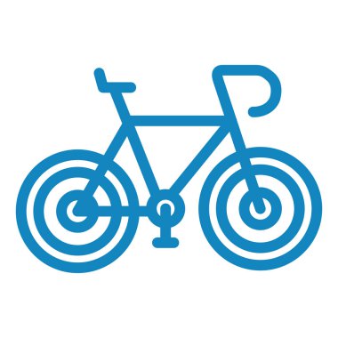 bisiklet ikonu vektör illüstrasyonu