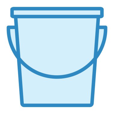 Kova. Web simgesi basit illüstrasyon