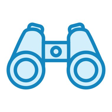 dürbün simgesi vektör illüstrasyonu