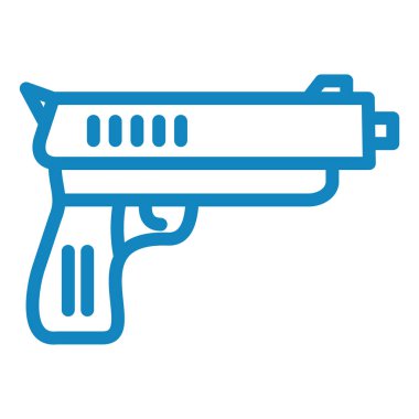 silah simgesi vektör illüstrasyonu