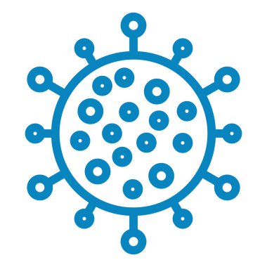 Virüs ikonu vektör illüstrasyonu