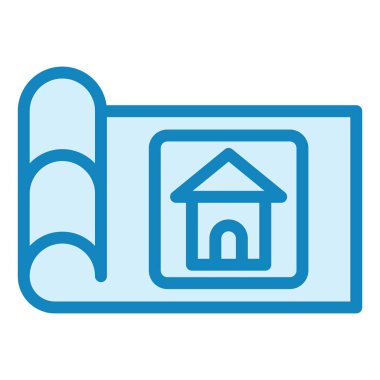 Modern simge vektör illüstrasyonunun taslağı