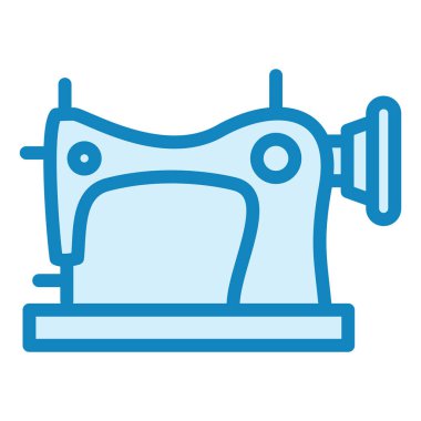 Dikiş makinesi simgesi vektör çizimi