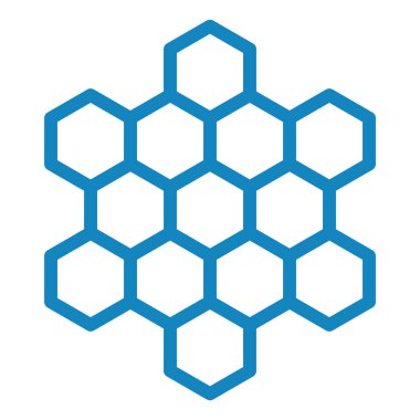 bal peteği ikonu vektör illüstrasyonu