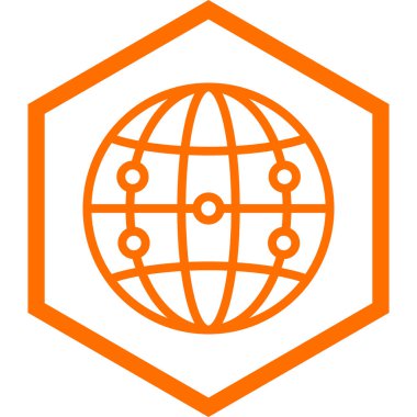 küresel ağ. Web simgesi