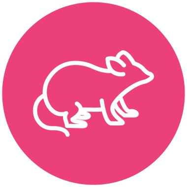 hayvan modern ikon vektör illüstrasyonu