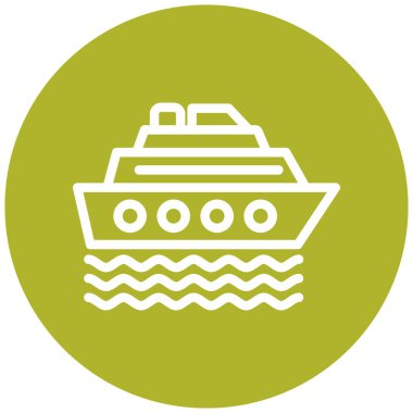 Yolcu gemisi. Basit resimleme