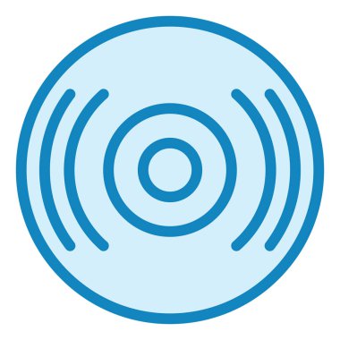 Lp Disk modern simge vektör çizimi