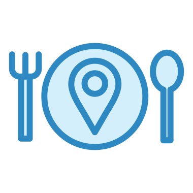 konum. Web simgesi basit illüstrasyon 