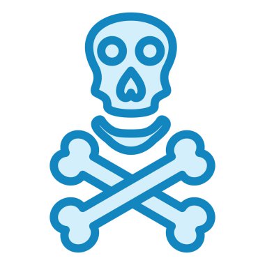 kurukafa vektörü ince çizgi simgesi