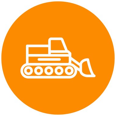 Kazıcı. Web simgesi basit illüstrasyon